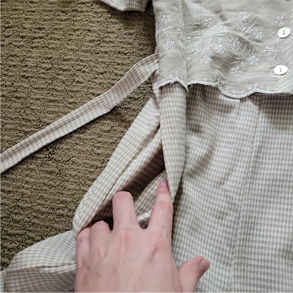 90s ROMPER gingham vest - Picture 13 of 14